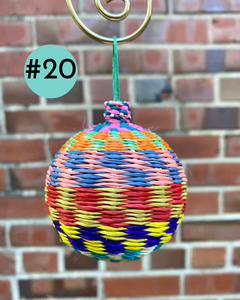 Palm Ball Ornament - 2.5"
