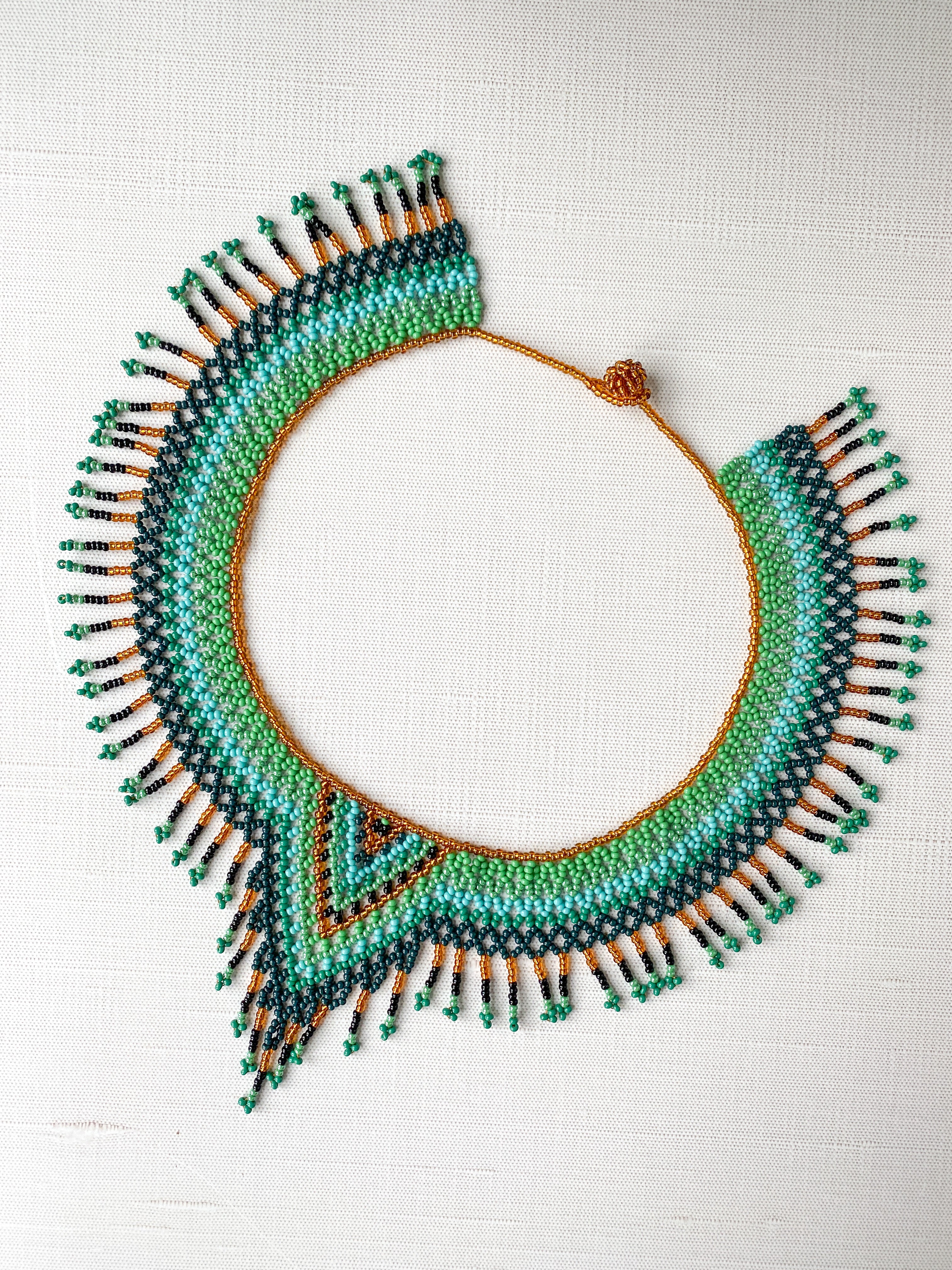 Fuerza Bib Necklace - Emerald