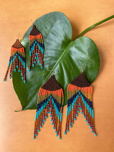 Las Alitas Earrings - Ocean Sunrise
