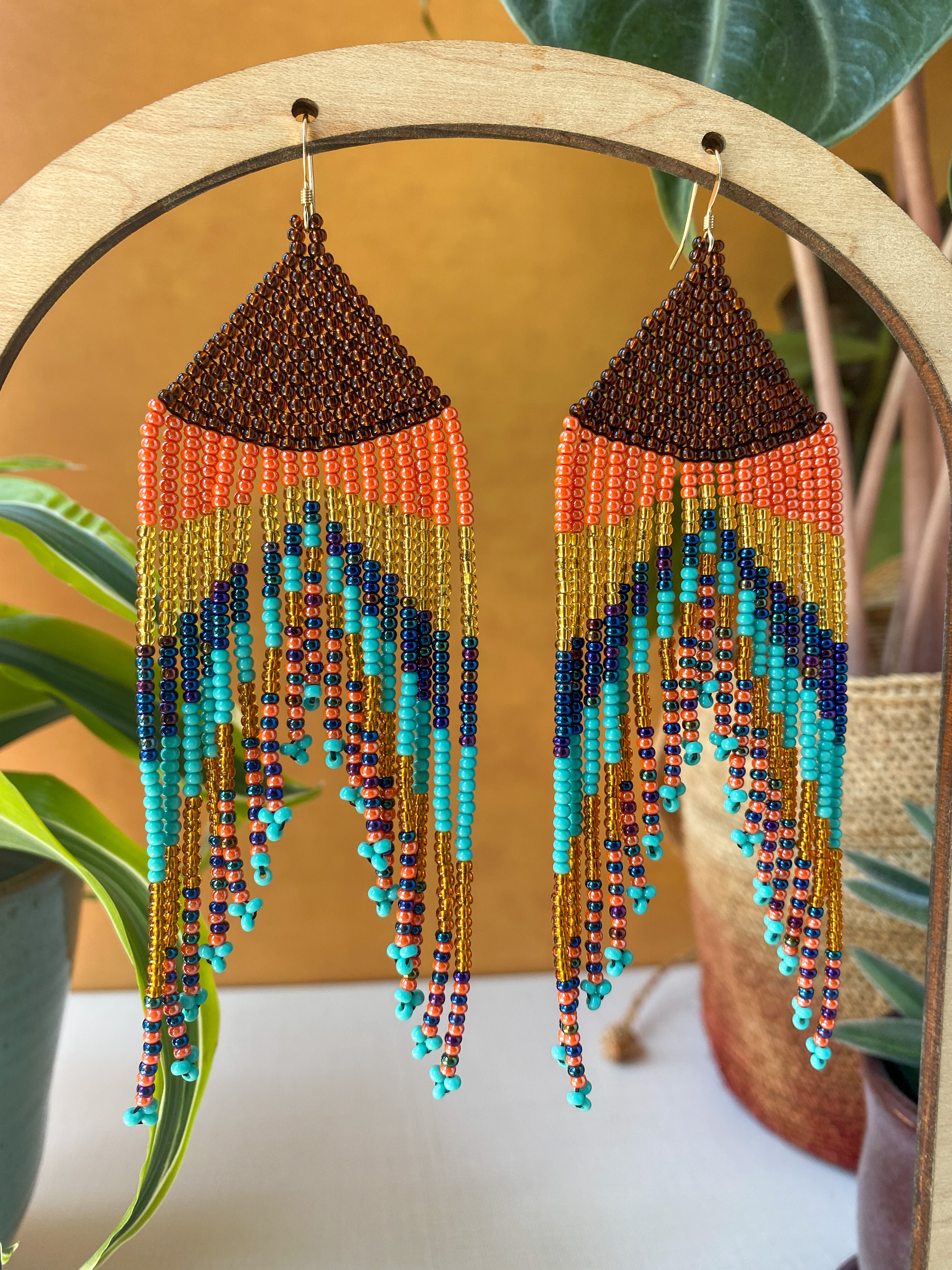 Las Alas Earrings - Ocean Sunrise