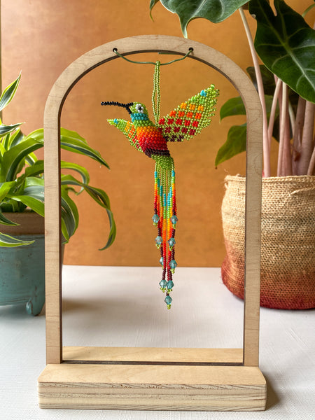 beaded crystal bird ornament from Artizan Made, A Handmade
